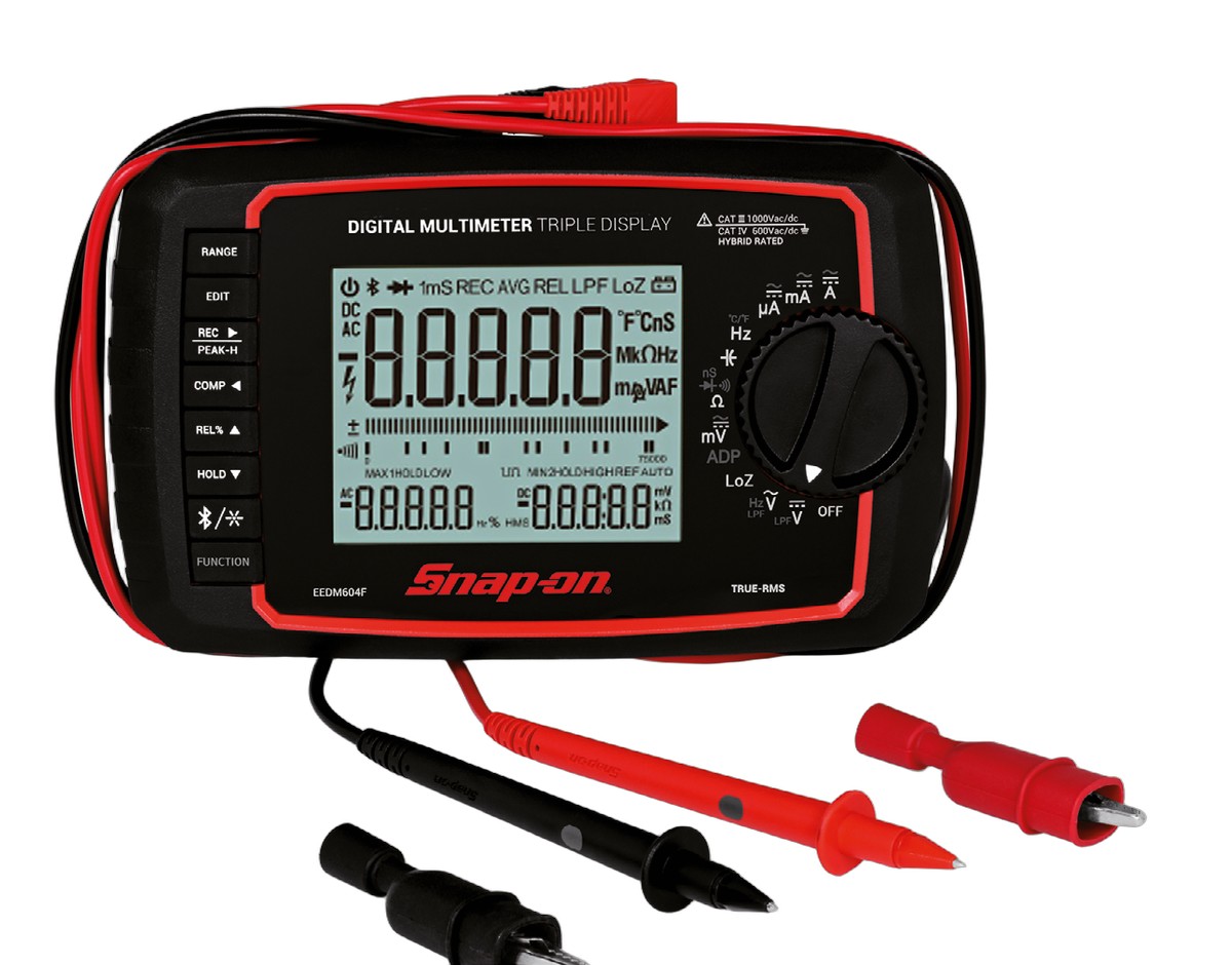 Digitalmultimeter mit Dreifachanzeige