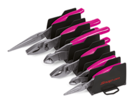 Zangenset mit Zangendisplay, 6-teilig, Electric Pink - PL600ES1RKEP - Snap-on Werkzeug