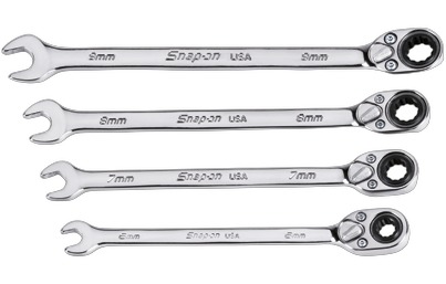 Ring- und Steckschlüsselsatz Flank Drive Plus, 4-teilig (6-9 mm) - SOXRRM704A - Snap-on Werkzeug